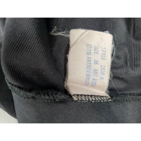 Vintage Wonder Maid Non Cling Black Full Slip Union Label Style 2930A sz 36 - Picture 7 of 7